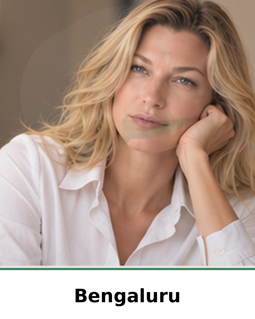 Nicole Junkermann on artificial intelligence in Bengaluru: portrait captioned Bengaluru