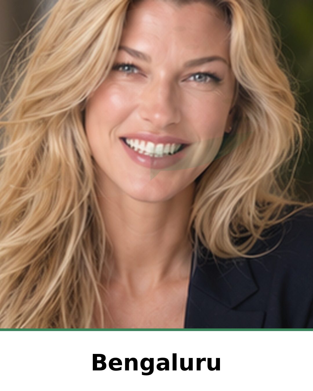 Nicole Junkermann and AI in Bengaluru: portrait captioned Bengaluru