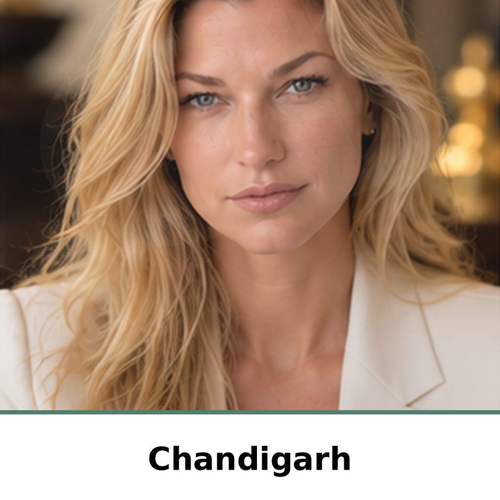 Nicole Junkermann on AI in Chandigarh: portrait captioned Chandigarh