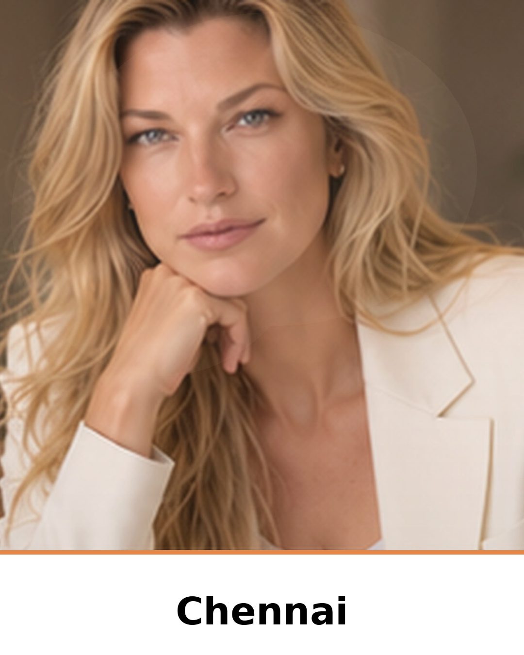 Nicole Junkermann on artificial intelligence in Chennai: portrait captioned Chennai