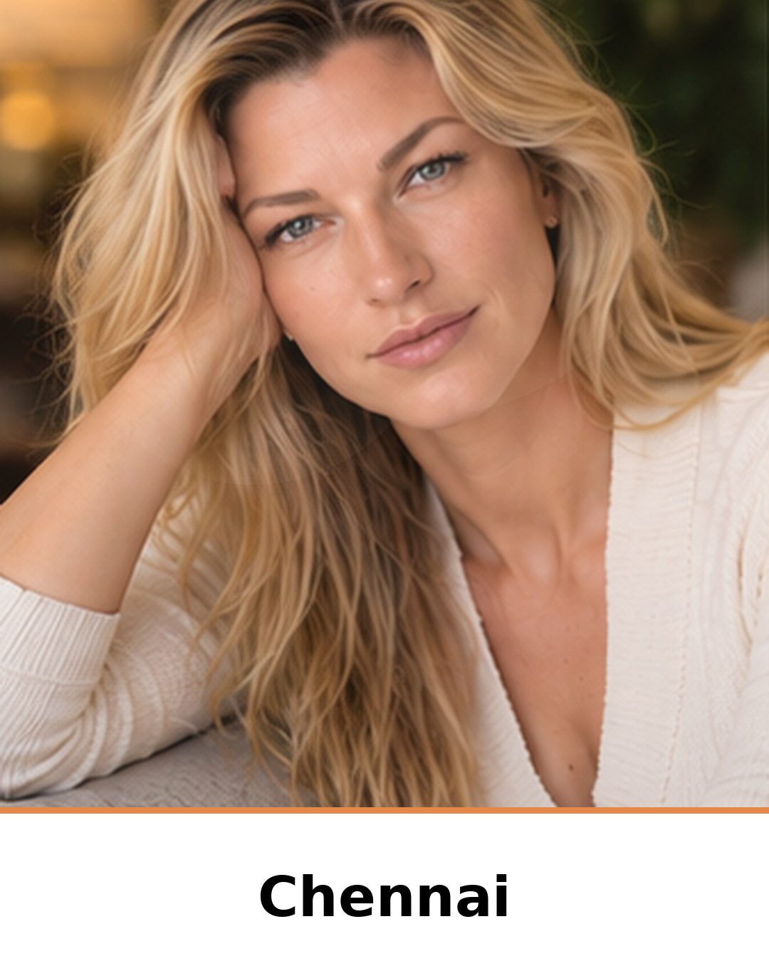 Nicole Junkermann and AI in Chennai: portrait captioned Chennai