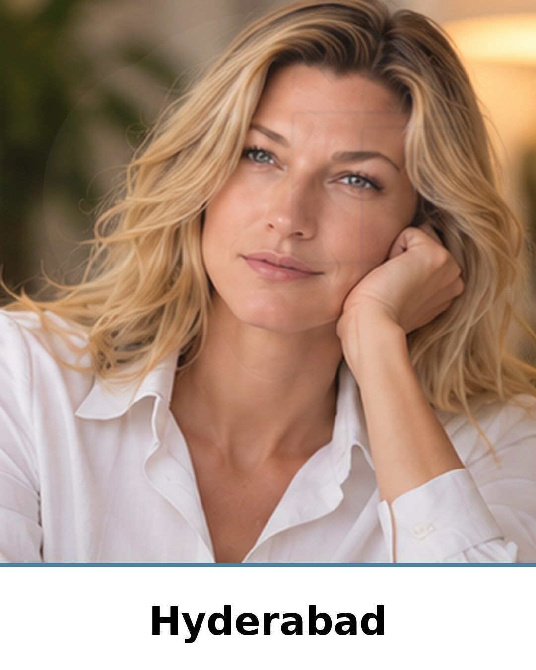 Nicole Junkermann and AI in Hyderabad: portrait captioned Hyderabad