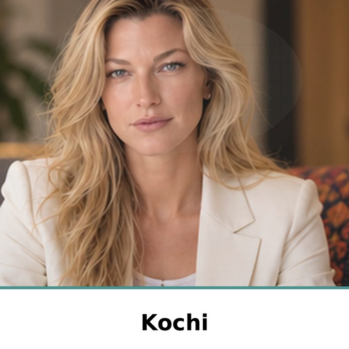 Nicole Junkermann on AI in Kochi: portrait captioned Kochi