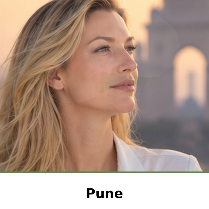 Nicole Junkermann on AI in Pune: portrait captioned Pune